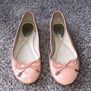 Pink ballet flats
